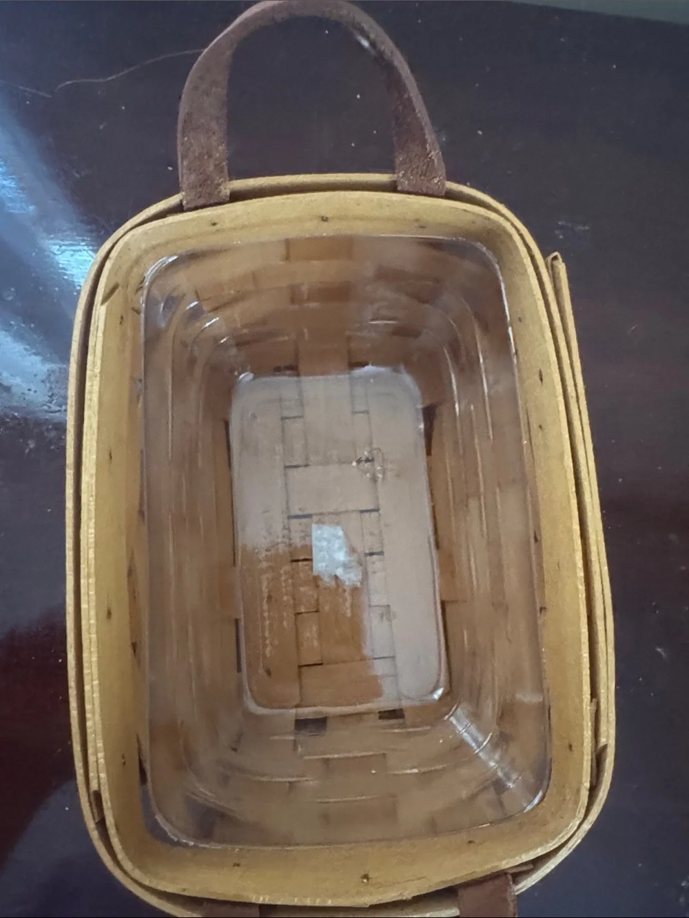 1991 Longaberger Mother’s Day Lid Purse Basket